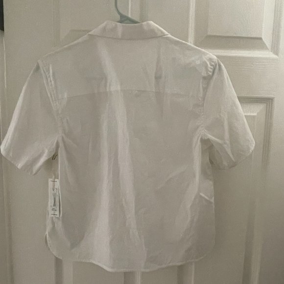J Brand NWT Women's White Button Down Top Size Small - Picture 4 of 4